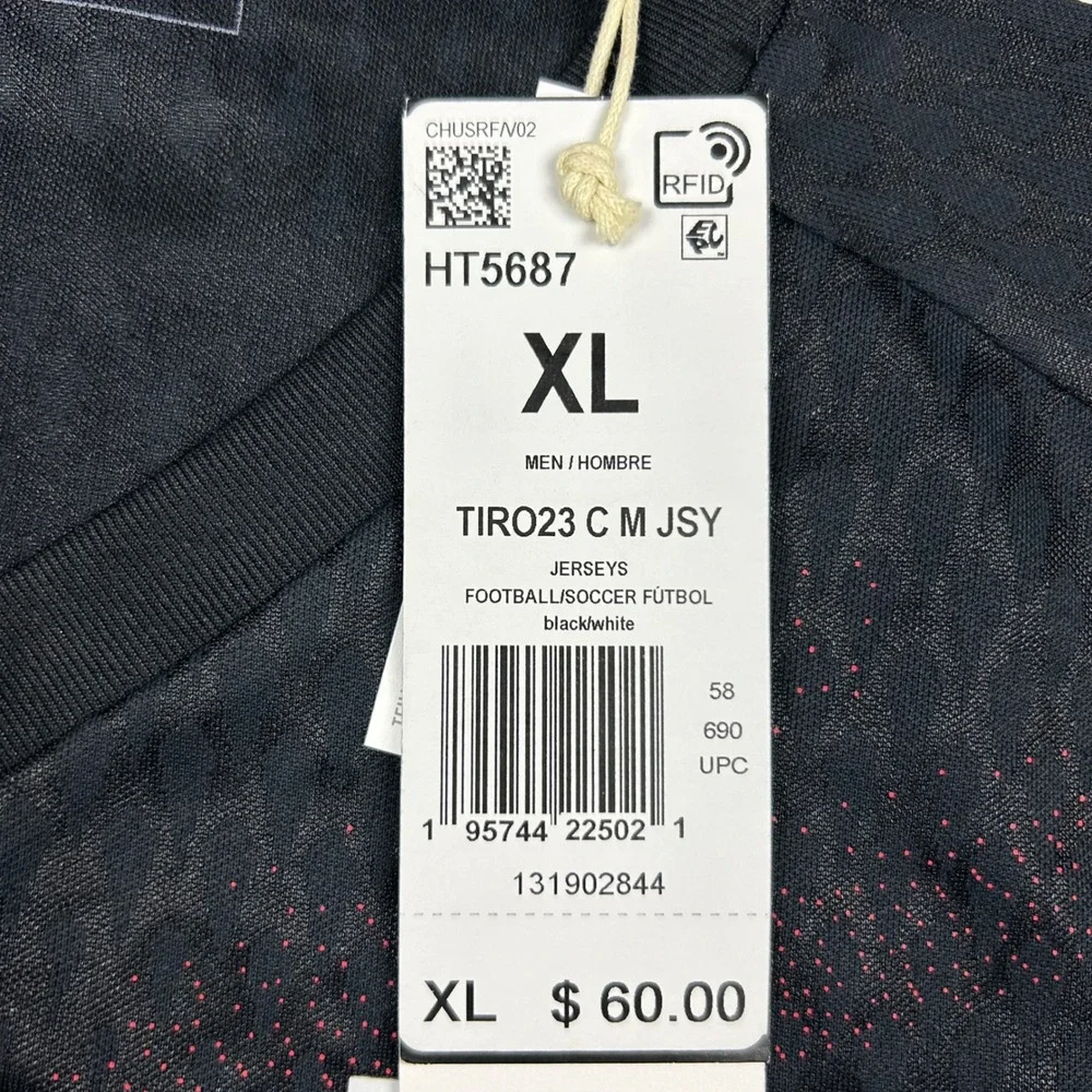 Adidas Tiro 23 Soccer Jersey Mens XL Black MLS All-Star Game 2023 Target ASG23